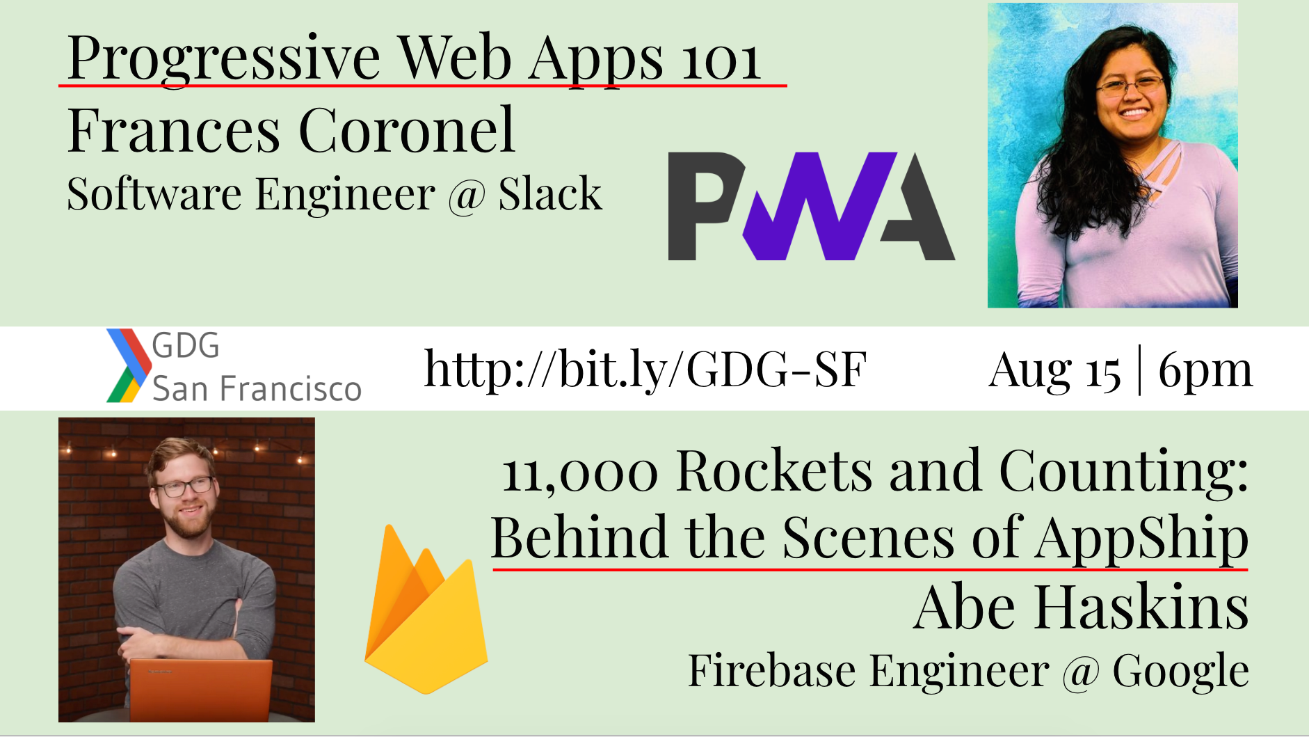 Google Developers Group San Francisco Meetup | Frances Coronel