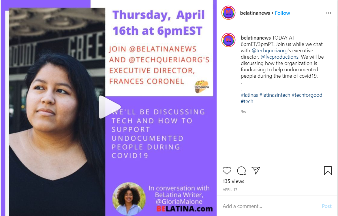 BELatina.com Interview on Instagram | Frances Coronel