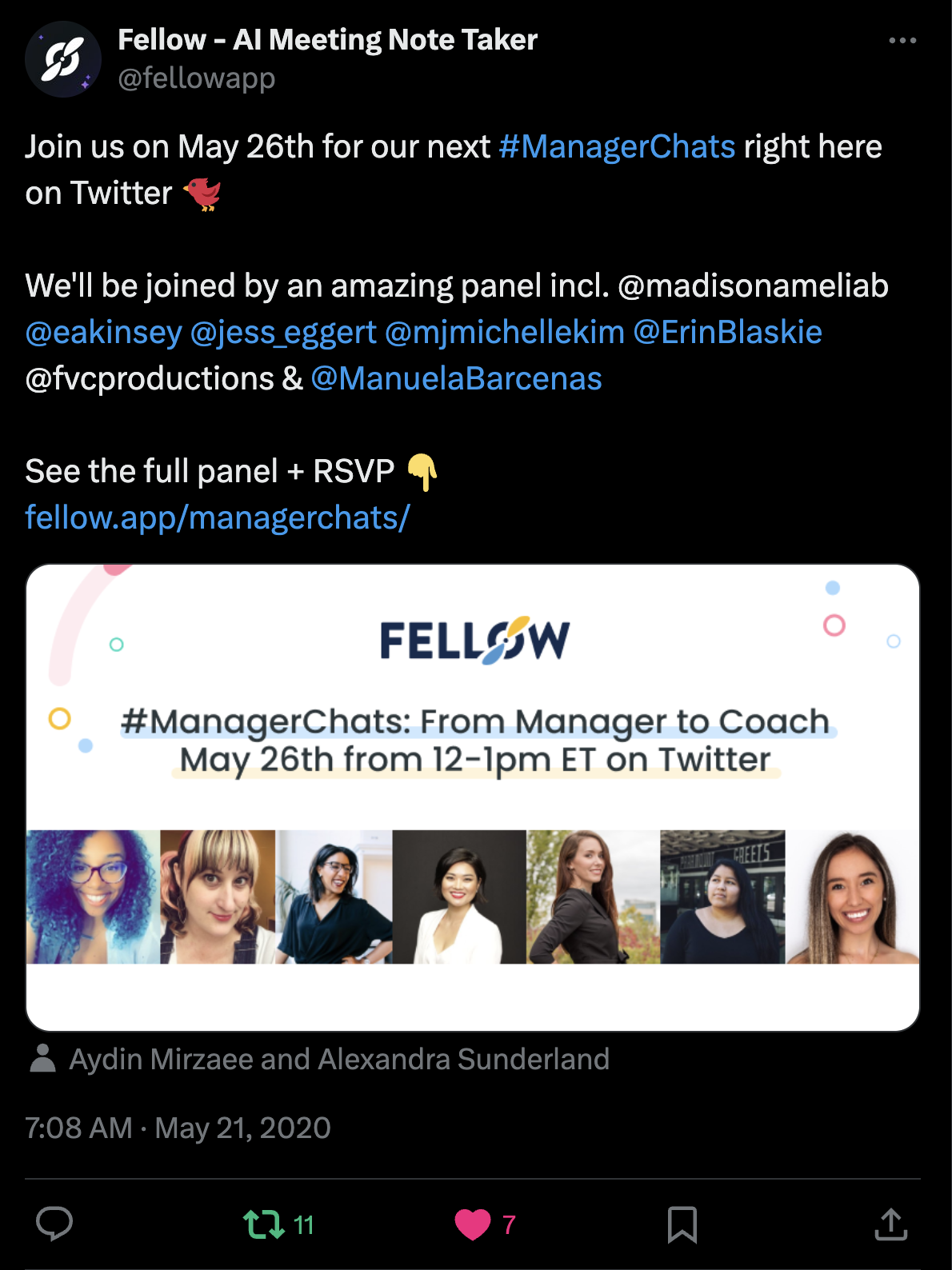 Fellow.app Manager Chats | Frances Coronel